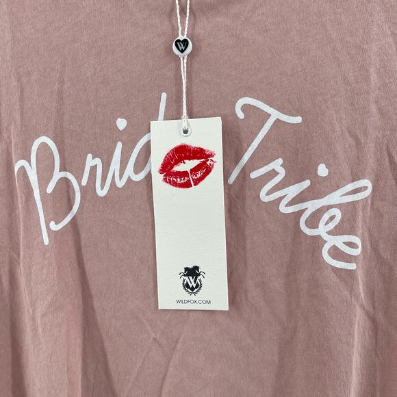 WILDFOX T-Shirt Small Bride Tribe NWT Wedding Bridal Shower Bachelorette Party - Picture 6 of 13